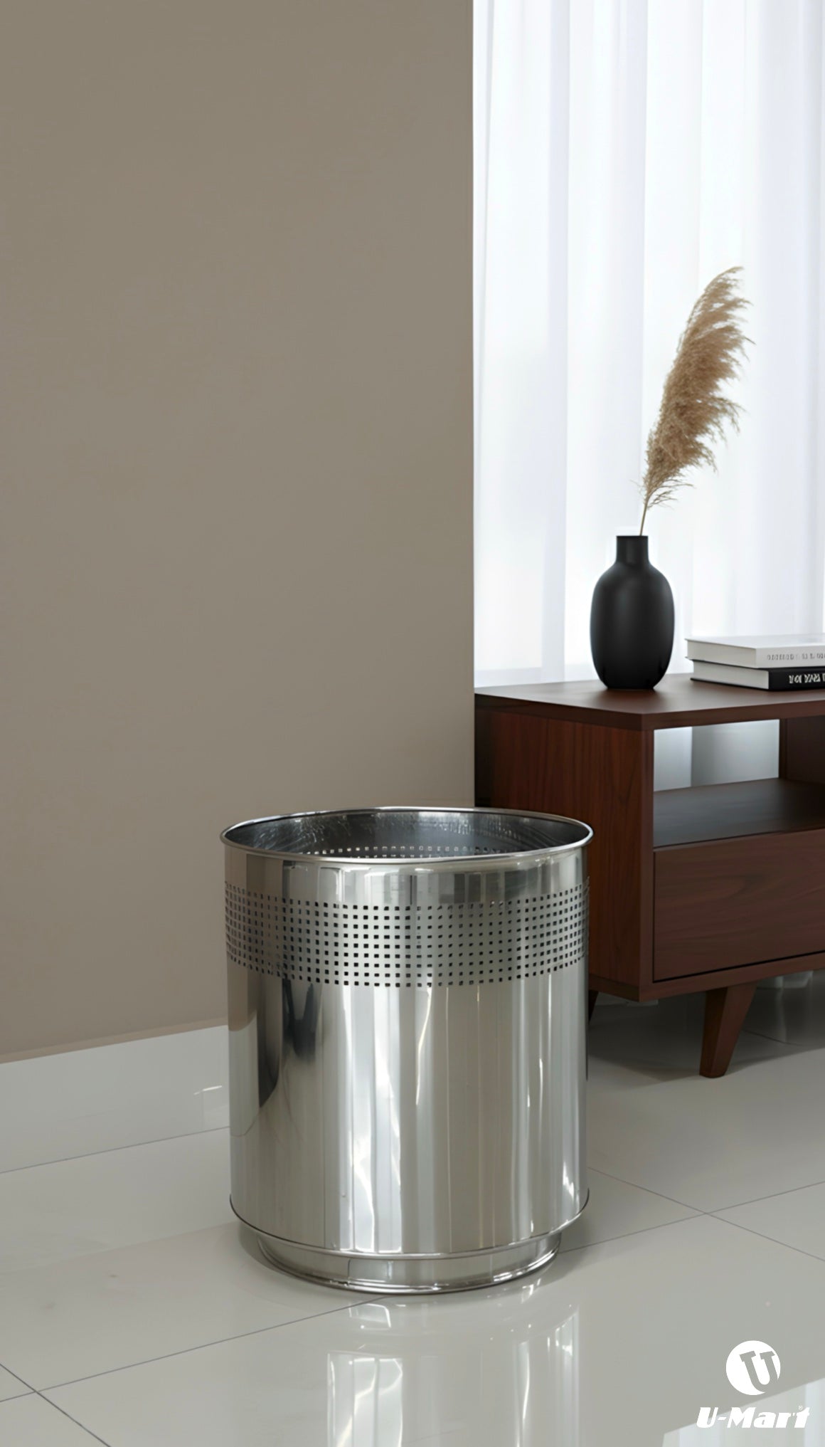 Silver Plant Pot